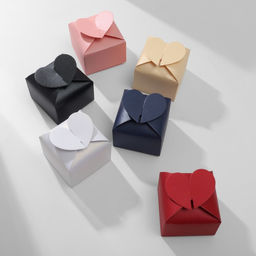 Цена за 12 шт. Коробочка подарочная складная «Любовь», 6×6×4 см, МИКС