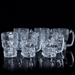 Кружка 6 штук 420 мл Череп / KL-S100 /уп 6/ - Галеонтрейд фото 2