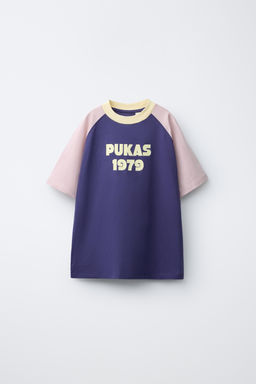 CAMISETA MANGA RANGL?N PUKAS SURF / Azul