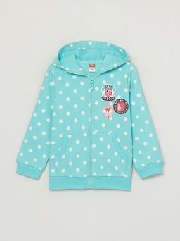 CRB wear/CWKG 62827-49-284 Толстовка для девочки, светло-бирюзовый/Ex.Cherubino