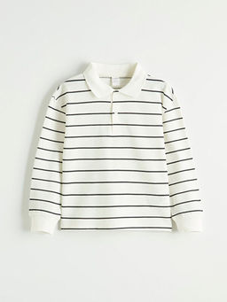 Polo Yaka ?izgili Erkek ?ocuk Ti??rt