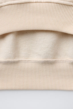 EMBROIDERED CORD SWEATSHIRT - Zara фото 4