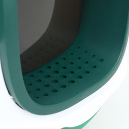 Туалет закрытый, 39×56×40 с, с УФ-лампой для уничтожения запаха, пластик, зелёный