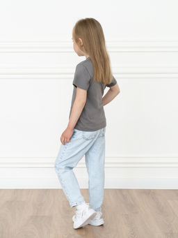 Футболка детская серая