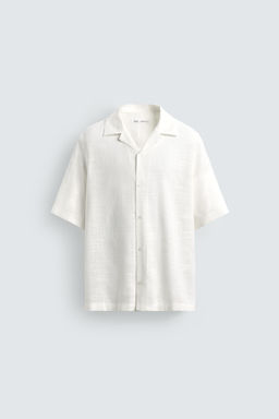 CAMISA FLUIDA ESTRUCTURA / Blanco - Zara фото 7
