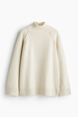 Jersey oversize con cuello perkins