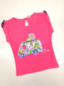 CRB wear/CSK 61321 Футболка для девочки, розовый/Ex.Cherubino