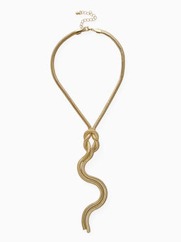 Кулон «Галстук узел», цвет золото