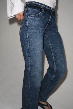 JEANS ZW COLLECTION RECTOS TIRO BAJO / Azul - Zara фото 2