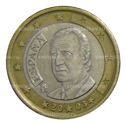 1 евро 2003 года Испания