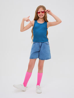 Майка кашкорсе в рубчик с лайкрой - Nota bene фото 6