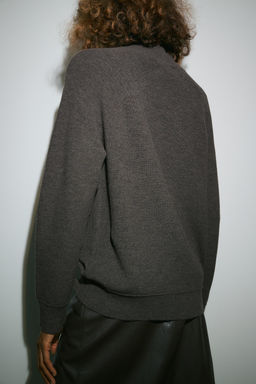 KNIT HIGH NECK JUMPER - Zara фото 4