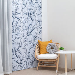 Штора блэкаут портьерная «Этель» Magnolia., 145×260 см