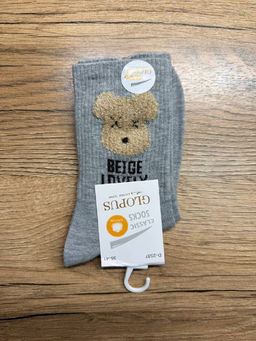 BK961 Носки, 1 пара СВ_СЕРЫЙ