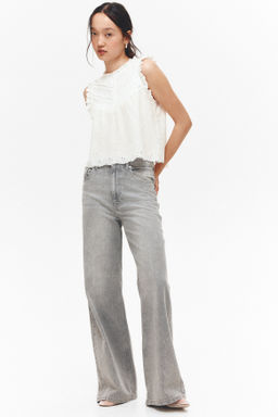 Top con ribetes de volantes - H&m фото 5