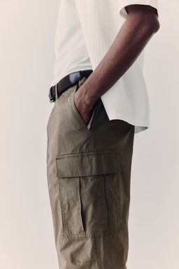 Pantalon cargo de ripstop Regular Fit - H&m фото 4