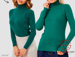 Водолазка женская однотонная