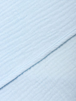 Полотенце - уголок муслиновое «Крошка Я», 75×75 см, голубой, хлопок 100%, голубое