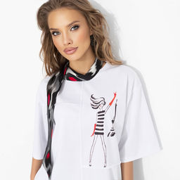 Футболка со швами наружу, Идеальная гармония (стильная) - Charutti фото 3