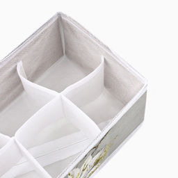 Органайзер для хранения, кофр для белья 8 ячеек Цветы, 281610 см - See you home фото 5