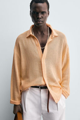 OPEN WEAVE SHIRT - Zara фото 7