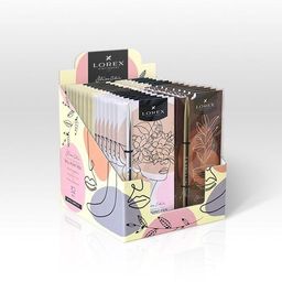 Ручка шариковая подарочная LOREX Slim Chic MISTY AESTHETICS синяя 0,7мм, корпус металлик а...