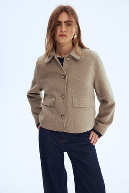 Chaqueta con cuello camisero - H&m фото 7