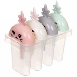 Цена за 2 шт. Форма для приготовления мороженого "Котята" 4шт