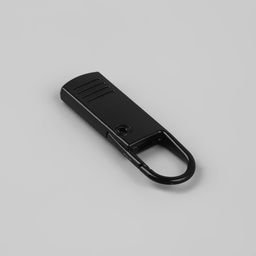 Пуллер для молнии, металлический, 3.7×1.1 см, 5 шт., чёрный