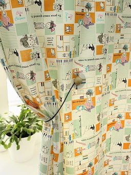 Интерьерный хлопок Котокафе, ш.1.48м, хлопок-100%, 230гр/м.кв - Купава фото 2