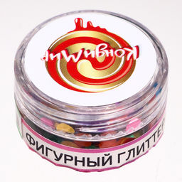 Глиттер фигурный Сердца, микс