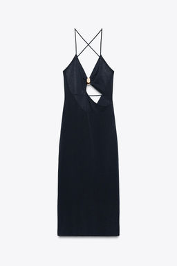 KNIT DRESS WITH CUT OUT DETAIL - Zara фото 12