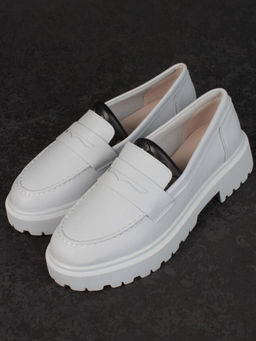 03-PDD178-5 LT. GRAY Полуботинки женские (натуральная кожа)