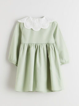 Bebe Yaka K?z Bebek Elbise