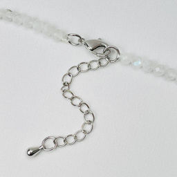 Колье из Лунного камня и Аквамарина - Радуга самоцветов фото 3