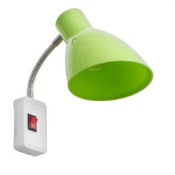 Бра в розетку «Классика» 1×10 Вт Е27 зеленый 10×14.5×25 см