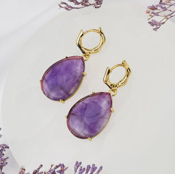 Серьги из Аметиста