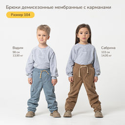 Брюки демисезонные Орех - Bungly фото 4