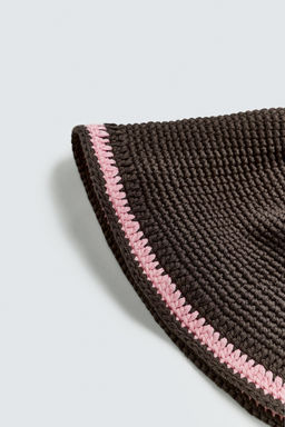 CROCHET BAND BUCKET HAT - Zara фото 5