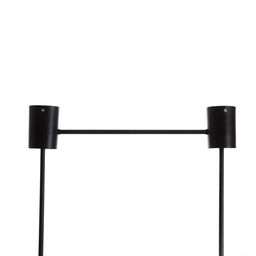 Светильник BayerLux «Лучик» 2хЕ27 40 Вт черный 50×5×30-130 см