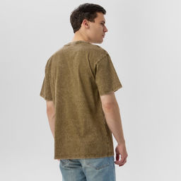 Футболка мужская MIST из вареного хлопка, зеленый, р-р L