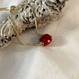 Браслет регулируемый с Сердоликом от 16 см - Радуга самоцветов фото 2