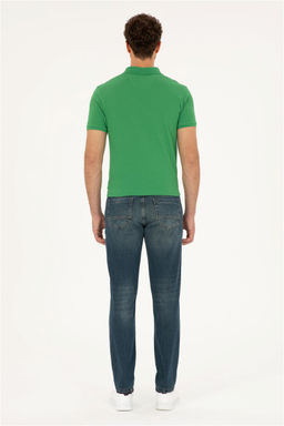 U. S. Polo Assn / Мужские зеленые джинсовые брюки - U.s. polo assn фото 4