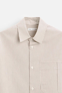 STRIPED SHIRT WITH POCKET - Zara фото 9