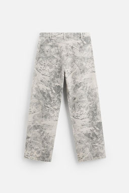 WASHED CARPENTER TROUSERS - Zara фото 7