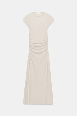 VESTIDO MIDI DRAPEADO / Arena - Zara фото 12