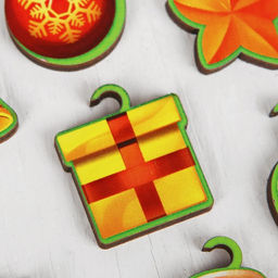 Развивающая игрушка Ёлочка 15х20 см - Лесная мастерская фото 5