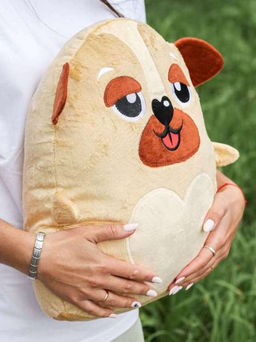 Мягкая игрушка Hugme toys Бульдог, 40 см