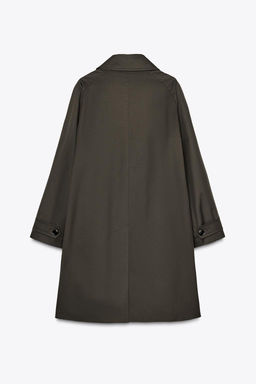 ZW COLLECTION OVERSIZE TRENCH COAT - Zara фото 6