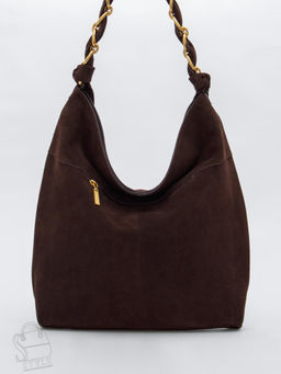 Сумка женская кожаная 1048M coffee Polina&Eiterou в Новосибирске